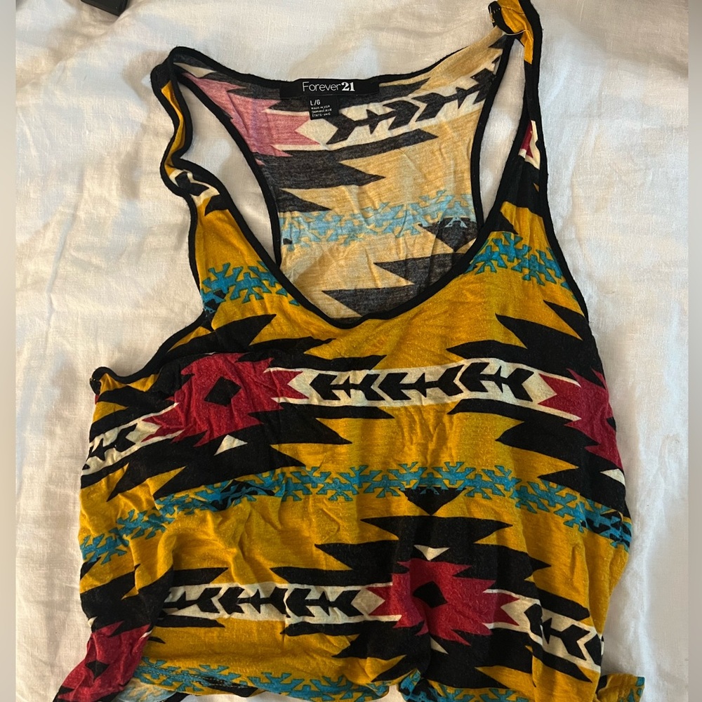 Patterned tank top